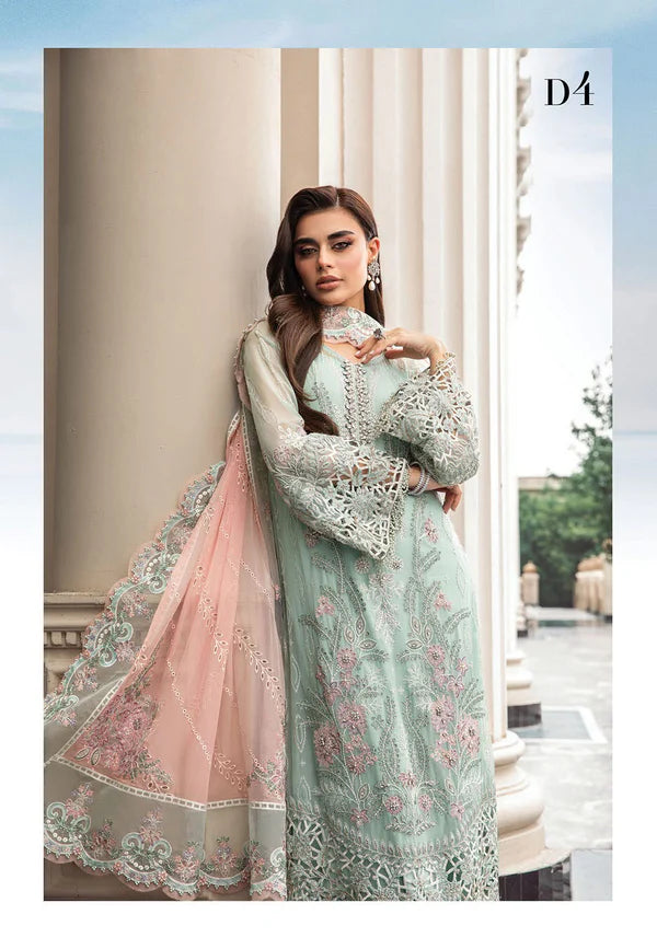 MARIA.B EMBROIDERED CHIFFON CHF-4-23