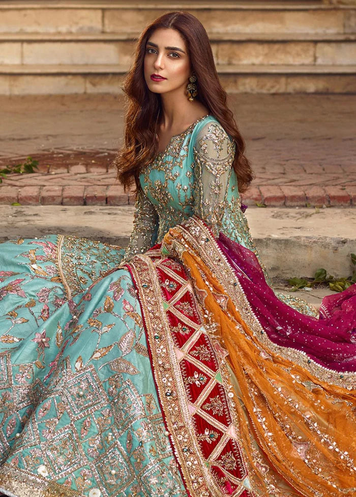 Pakistani Designer Suit Embroidered 3 Pieces MOHSIN NAVEED RANJHA MNR
