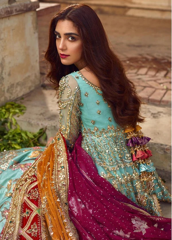 Pakistani Designer Suit Embroidered 3 Pieces MOHSIN NAVEED RANJHA MNR