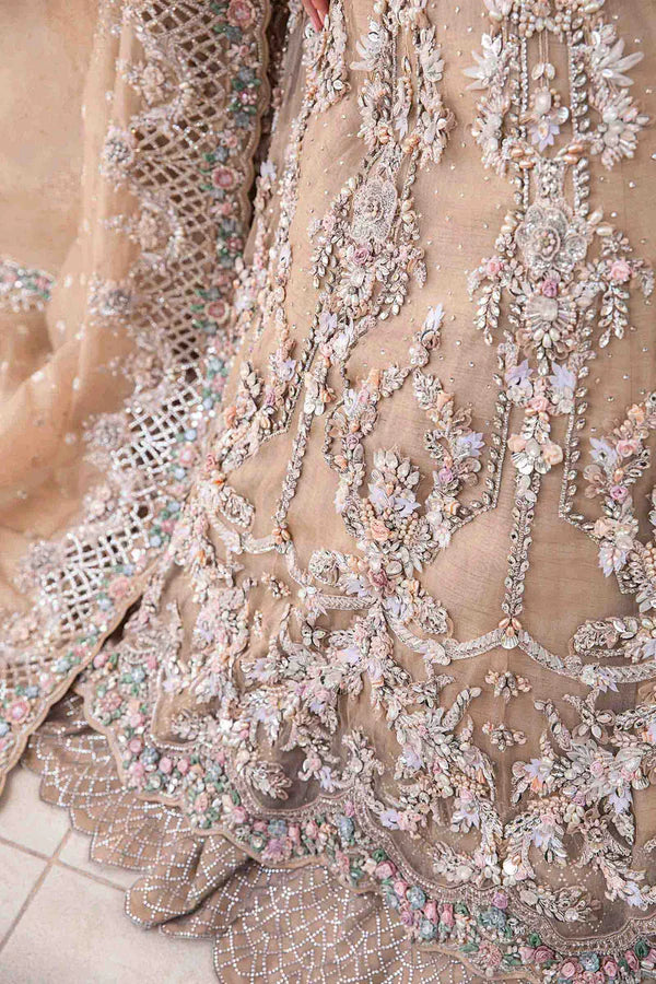 Pakistani Designer Suit Embroidered 3 Pieces MARIA B BRIDES - EX-151