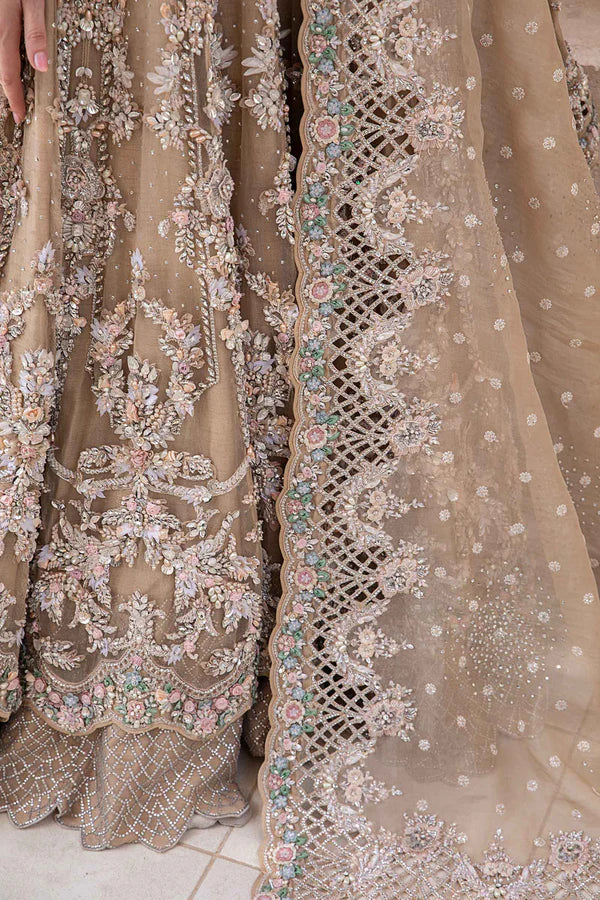 Pakistani Designer Suit Embroidered 3 Pieces MARIA B BRIDES - EX-151