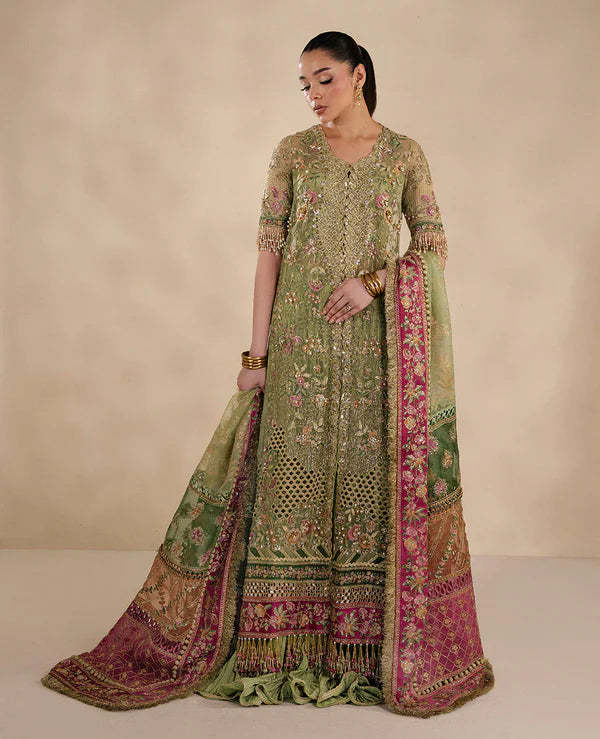 Pakistani Designer Suit Embroidered 3 Pieces REPUBLIC WOMENSWEAR - ELIANE