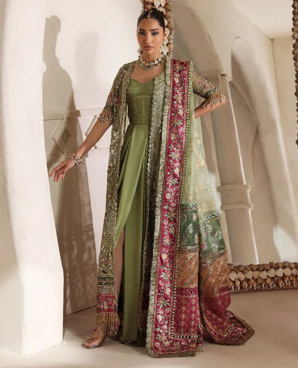 Pakistani Designer Suit Embroidered 3 Pieces REPUBLIC WOMENSWEAR - ELIANE