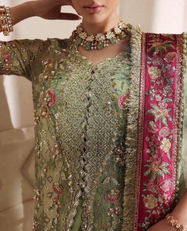 Pakistani Designer Suit Embroidered 3 Pieces REPUBLIC WOMENSWEAR - ELIANE